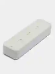 Розетка 4-местная с заземляющим контактом, 250В, 16А,белый,39703
