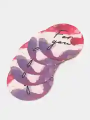 Тёмно-розовый наклейки на подарки и цветы / Стикеры для оформления подарка