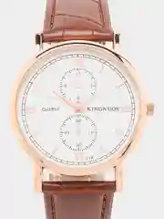 Бронзовый мужские наручные часы KINGNUOS K-019, в подарочной упаковке