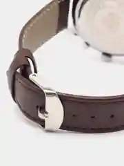 Серебряный мужские наручные часы Dedima D-1018 в подарочной упаковке