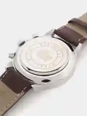 Серебряный мужские наручные часы Dedima D-1018 в подарочной упаковке