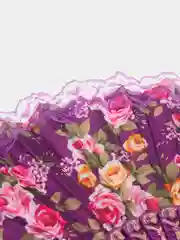 Сиреневый веер с кольцом