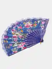 Фиолетовый веер с кольцом