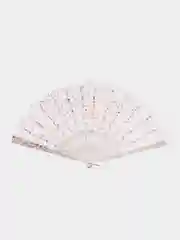 Белый веер с кольцом