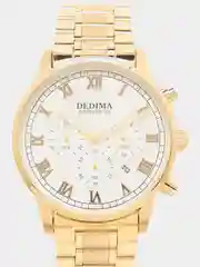 Горчичный мужские наручные часы Dedima D-156, в подарочной упаковке