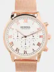 Бронзовый мужские наручные часы Dedima D-156, в подарочной упаковке