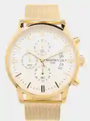 Желтый мужские наручные часы Dedima D-1018 в подарочной упаковке