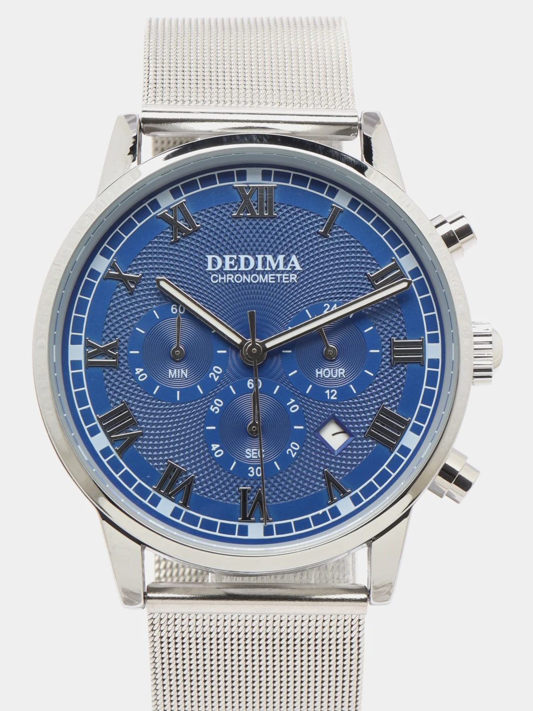 Синий мужские наручные часы Dedima D-156, в подарочной упаковке
