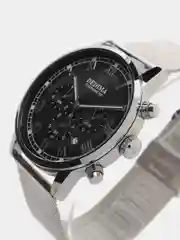 Серебряный мужские наручные часы Dedima D-156, в подарочной упаковке