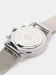 Серебряный мужские наручные часы Dedima D-156, в подарочной упаковке