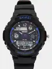 Синий мужские спортивные наручные часы Skmei AD0931 в подарочной упаковке