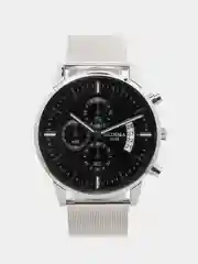 Серый металлик мужские наручные часы Dedima D-1018 в подарочной упаковке