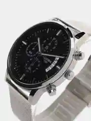 Серый металлик мужские наручные часы Dedima D-1018 в подарочной упаковке