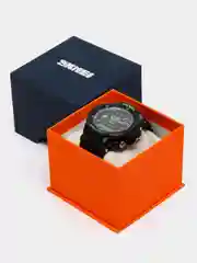 Зеленый мужские спортивные наручные часы Skmei AD0931 в подарочной упаковке