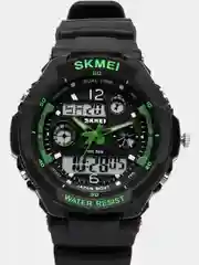 Зеленый мужские спортивные наручные часы Skmei AD0931 в подарочной упаковке