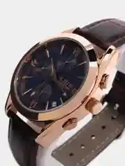 Индиго мужские наручные часы Lige 9839 с хронографом, в подарочной упаковке