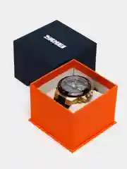 Золотой мужские наручные часы Skmei 1016