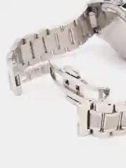 Серебряный мужские наручные часы Lige 9839 с хронографом, в подарочной упаковке