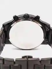 Темно-синий мужские наручные часы Lige LG9877 c хронографом, в подарочной упаковке