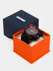 Красный мужские наручные часы Skmei 1155B в подарочной упаковке
