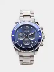 Лазурный мужские наручные часы Lige LG8924 с хронографом в подарочной упаковке