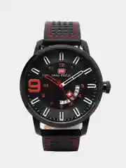 Черный мужские наручные часы Mini Focus MF0154G с календарём, в подарочной упаковке