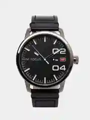 Черный мужские наручные часы Mini Focus MF0022G, с календарём, в подарочной упаковке