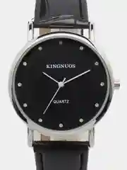 Черный мужские наручные часы KINGNUOS K-026, в подарочной упаковке