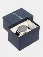 Черный мужские наручные часы KINGNUOS K-026, в подарочной упаковке