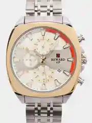 Серебряный мужские наручные часы Reward RD81065M с хронографом, в подарочной упаковке