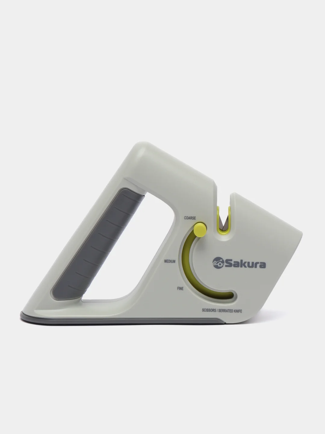 Ножеточка Sakura SA-6657G 3 степени заточки + ножницы и зубчатые ножи