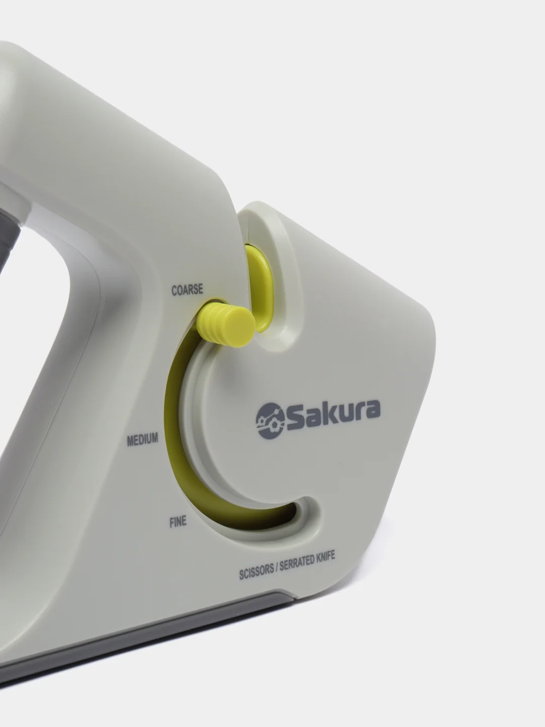 Ножеточка Sakura SA-6657G 3 степени заточки + ножницы и зубчатые ножи