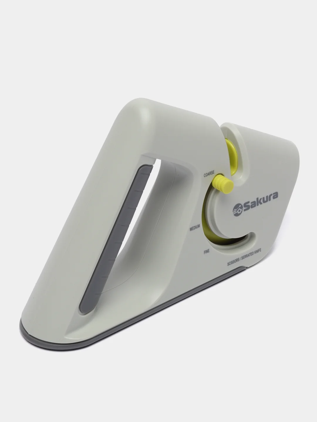 Ножеточка Sakura SA-6657G 3 степени заточки + ножницы и зубчатые ножи