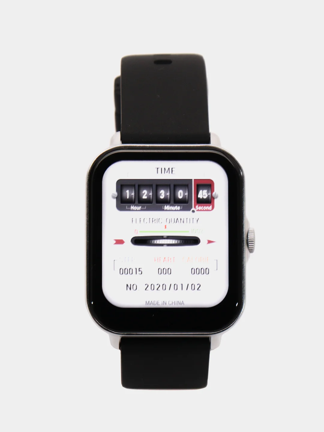 Черный наручные смарт часы, Smart Watch Lige BW0356 в подарочной упаковке