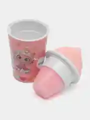 Розовый бальзам для губ "Мороженое", 7 х 3,5 х 3 см