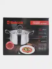 Кастрюля Sakura SA-P2020 с крышкой 20 см, 3.3 л