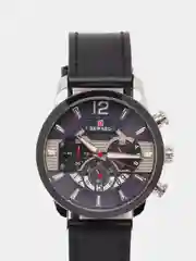 Черный мужские наручные часы Reward RD83009M с хронографом, в подарочной упаковке