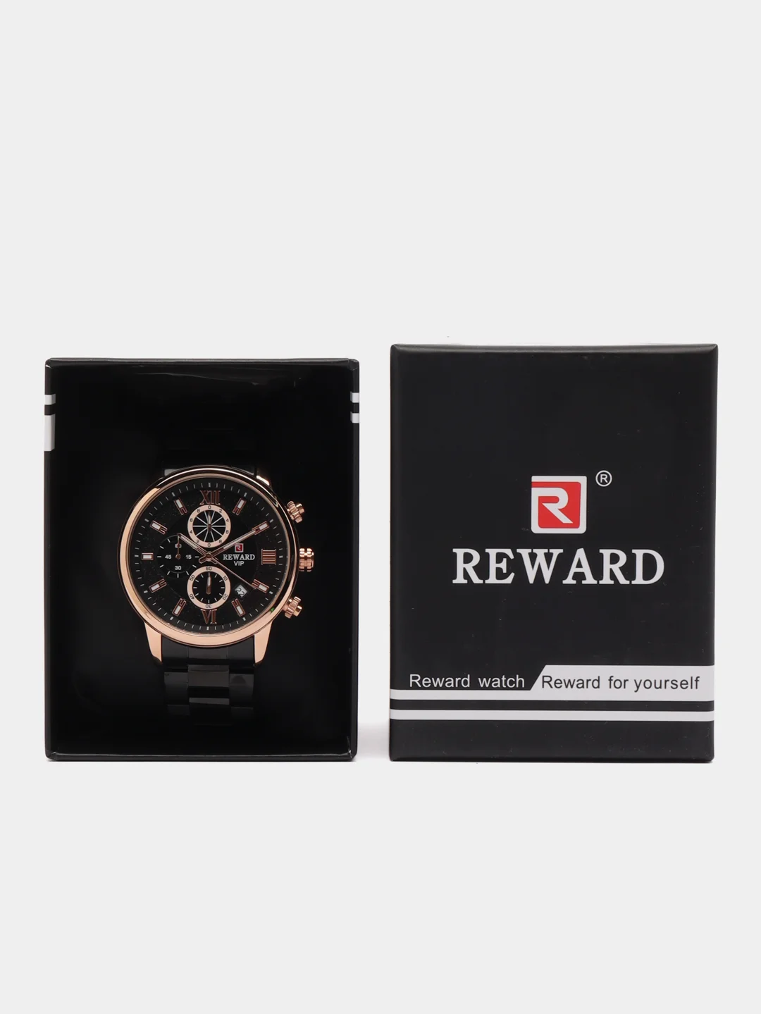 Хром мужские наручные часы Reward RD81066M с хронографом, в подарочной упаковке