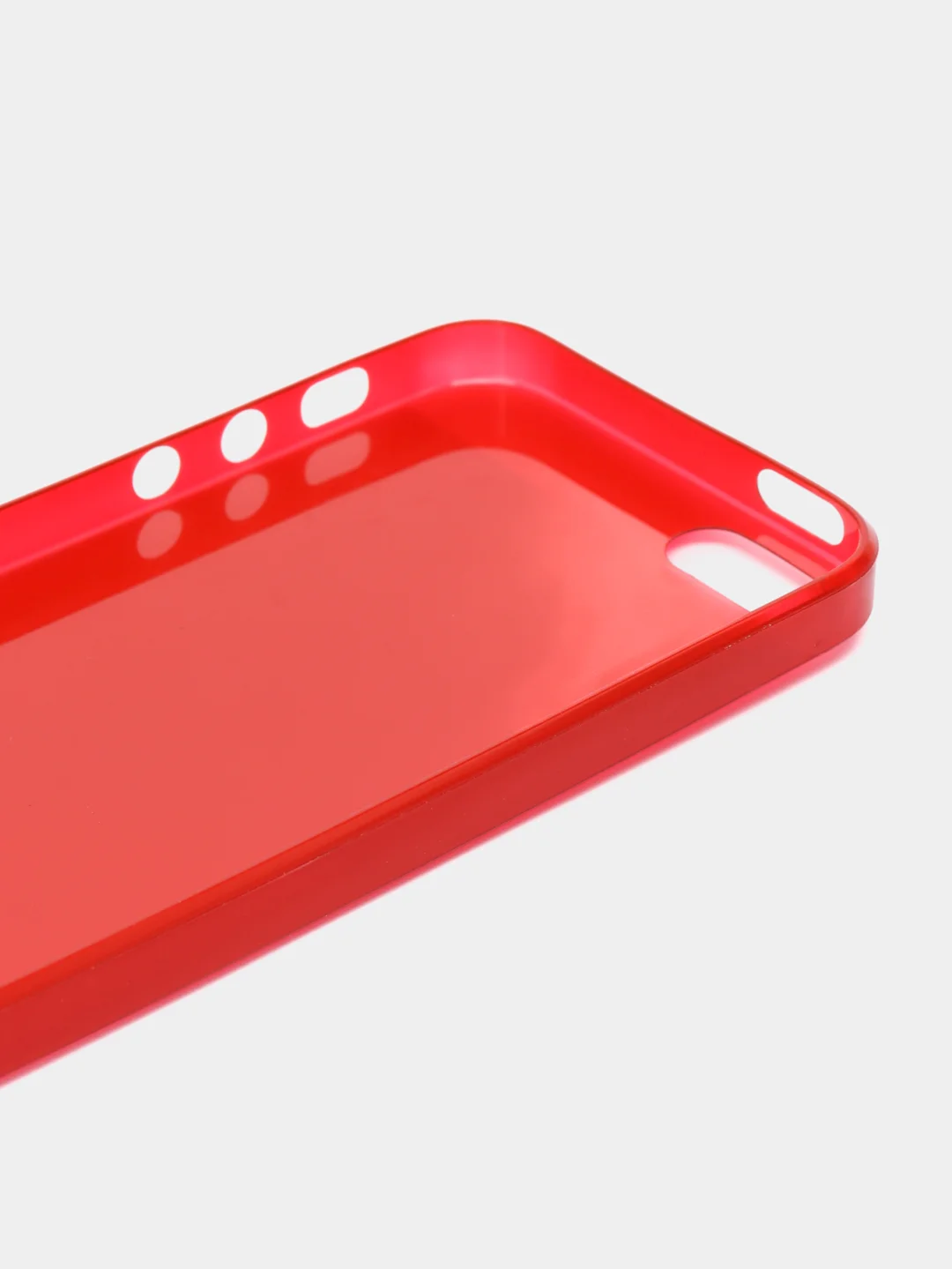 Красный чехол для iPhone 5/5S/SE, пластиковый