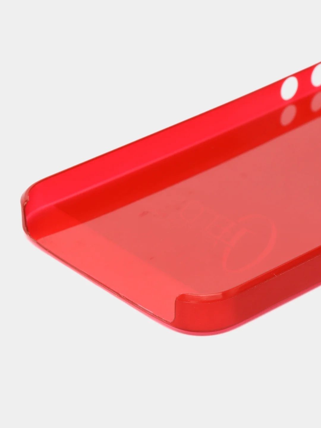 Красный чехол для iPhone 5/5S/SE, пластиковый