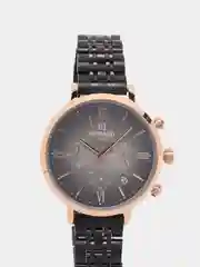 Черный женские наручные часы Reward RD81070L с хронографом в подарочной упаковке