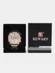 Серебряный мужские наручные часы Reward RD81055M с хронографом, в подарочной упаковке