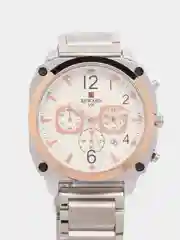Серебряный мужские наручные часы Reward RD81055M с хронографом, в подарочной упаковке
