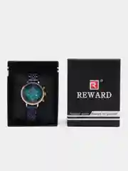 Бирюзовый женские наручные часы Reward RD81070L с хронографом в подарочной упаковке