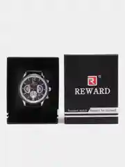 Черный мужские наручные часы Reward RD83014M с хронографом, в подарочной упаковке