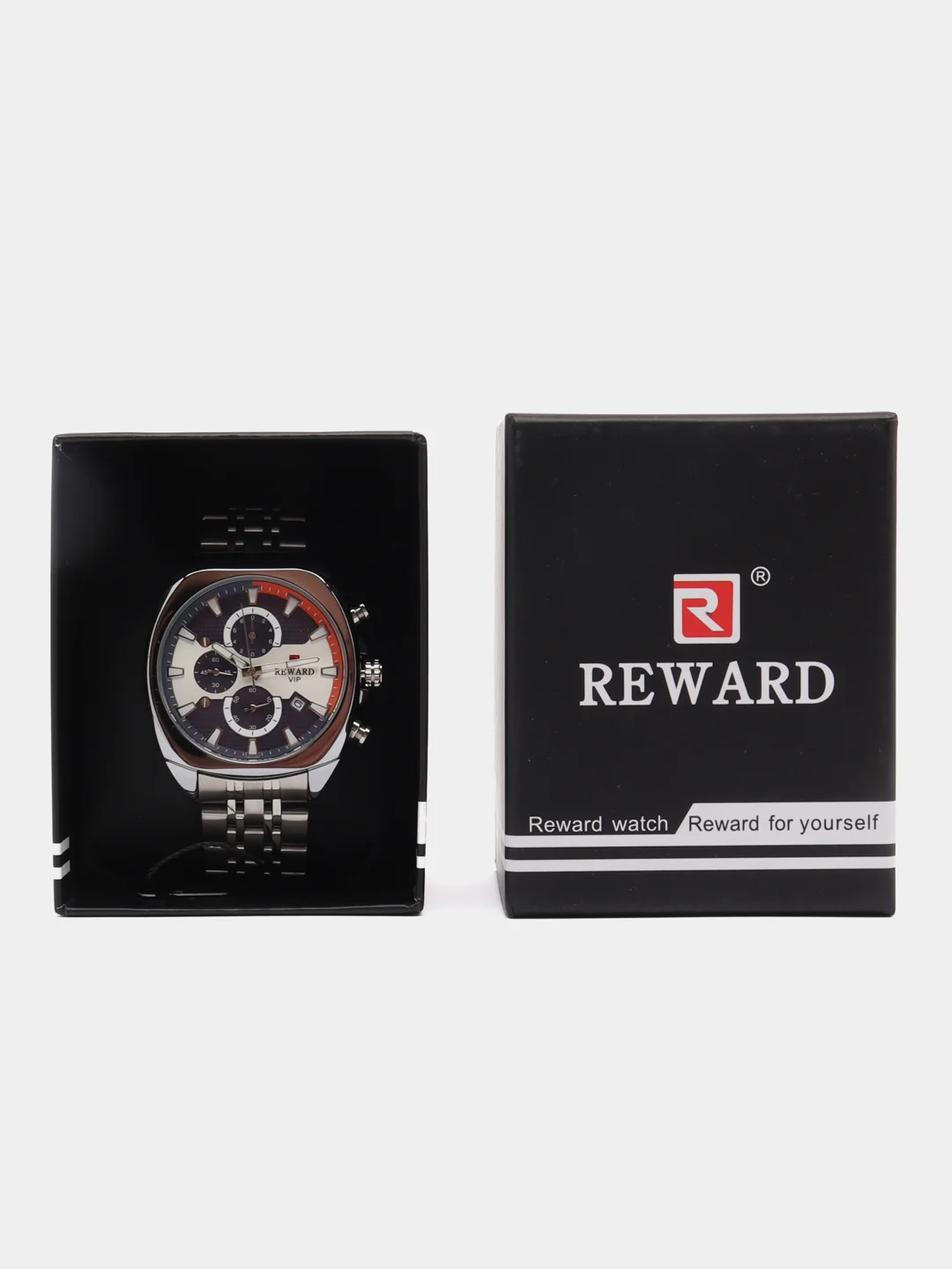 Синий мужские наручные часы Reward RD81065M с хронографом, в подарочной упаковке