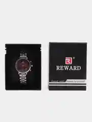 Вишнёвый женские наручные часы Reward RD81070L с хронографом в подарочной упаковке