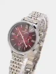 Вишнёвый женские наручные часы Reward RD81070L с хронографом в подарочной упаковке