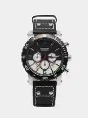 Черный мужские наручные часы Megir ML2084G, с хронографом, в подарочной упаковке