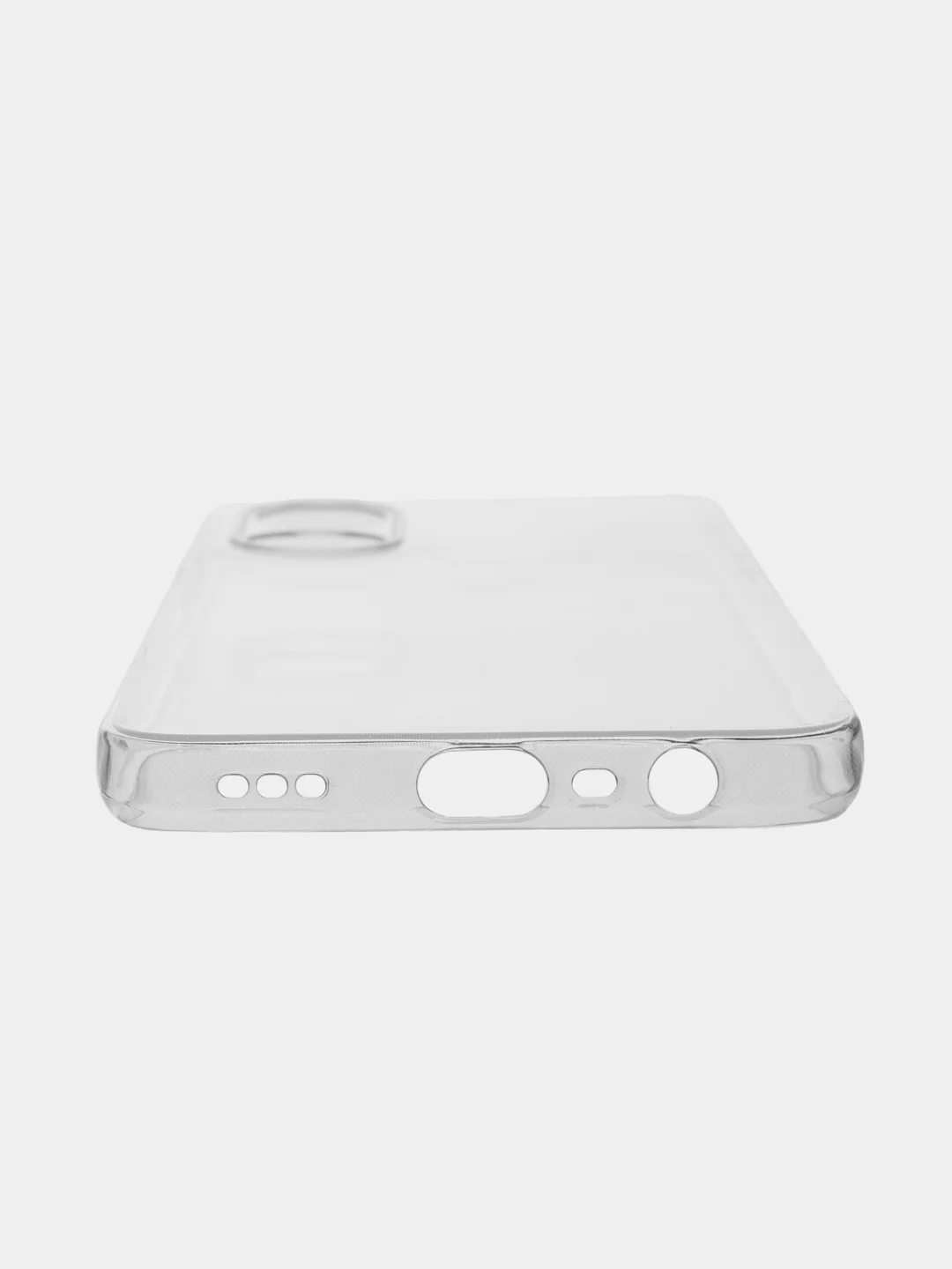 Прозрачный силиконовый чехол ROSCO для Oppo A17 с защитой камер, прозрачный